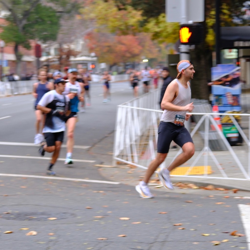 Bryan racing at the California International Marathon
